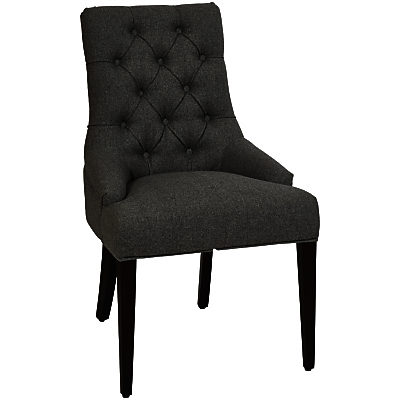Neptune Henley Upholstered Linen Dining Chair Grey Neptune Henley Upholstered Linen Dining Chair Grey